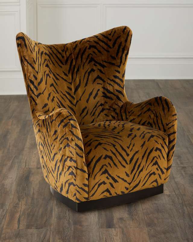 Raja Swivel Wing Chair